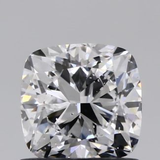 0.81 Carat Cushion D SI2 - EX GD GIA Natural Diamond