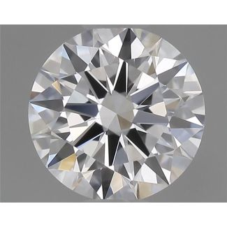 0.4 Carat Round D VVS1 EX GIA Natural Diamond