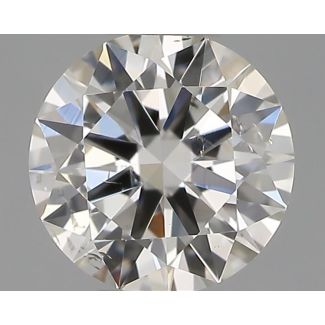 0.30 Carat Round G SI2 EX IGI Natural Diamond