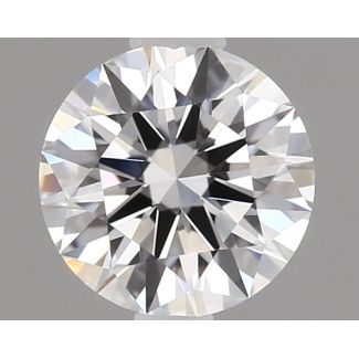 0.6 Carat Round F IF EX GIA Natural Diamond