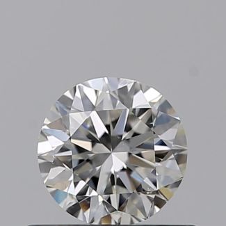 0.45 Carat Round H VS2 VG EX GIA Natural Diamond