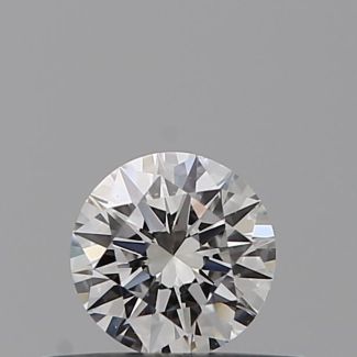 0.31 Carat Round F VS1 EX VG GIA Natural Diamond