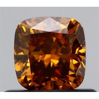 0.6 Carat Cushion Modified Fancy Deep Brown SI2 - VG GIA Natural Diamond