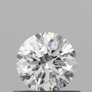 0.5 Carat Round F VVS2 VG EX GIA Natural Diamond