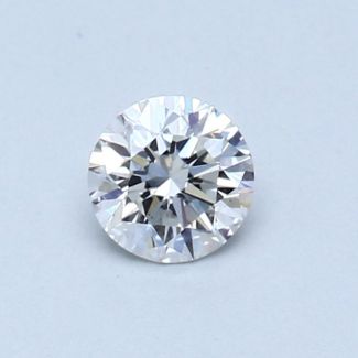 0.35 Carat Round F VS2 VG EX GIA Natural Diamond