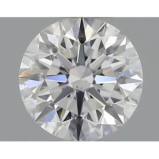 0.36 Carat Round D SI1 EX GIA Natural Diamond