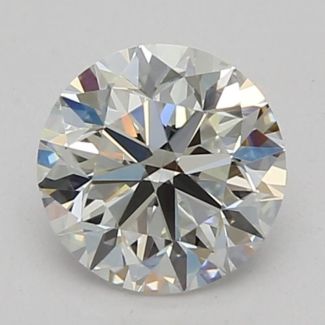 0.51 Carat Round F IF GD VG EX GIA Natural Diamond