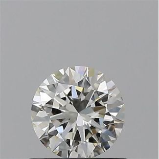 0.50 Carat Round H VVS1 EX IGI Natural Diamond