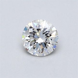 0.50 Carat Round F VVS1 GD EX GIA Natural Diamond