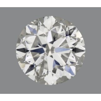 0.91 Carat Round F I2 GD EX VG GIA Natural Diamond