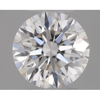 0.26 Carat Round F VVS2 EX GIA Natural Diamond