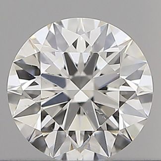 0.40 Carat Round G SI1 EX GIA Natural Diamond