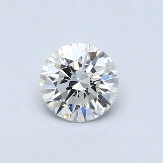 0.41 Carat Round F SI1 VG EX GIA Natural Diamond