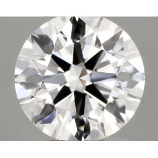 0.42 Carat Round H VS1 EX GIA Natural Diamond