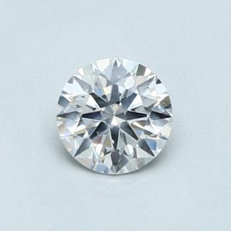 0.5 Carat Round F SI1 EX GIA Natural Diamond