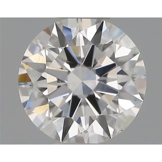 0.34 Carat Round G SI2 EX VG GIA Natural Diamond