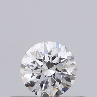 0.24 Carat Round G VVS2 EX VG GIA Natural Diamond