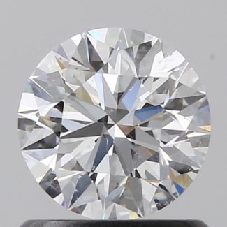 0.80 Carat Round E SI1 EX GIA Natural Diamond