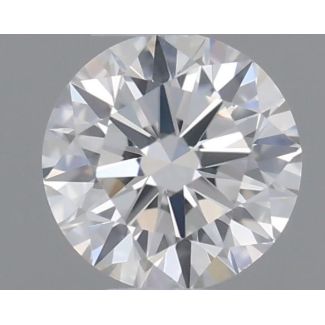 0.23 Carat Round G VVS2 EX VG GIA Natural Diamond