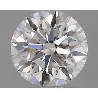 0.23 Carat Round E VVS2 EX GIA Natural Diamond