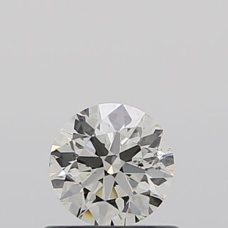 0.50 Carat Round J SI2 EX GIA Natural Diamond