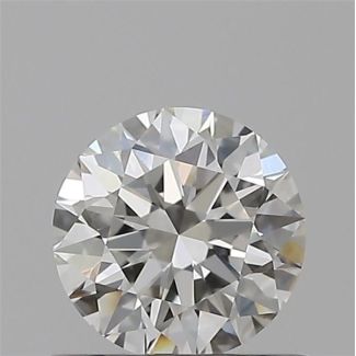 0.50 Carat Round G VVS1 EX GIA Natural Diamond