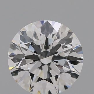 0.56 Carat Round D SI1 EX GIA Natural Diamond