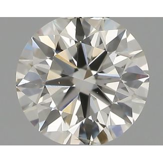 0.30 Carat Round H SI1 EX IGI Natural Diamond