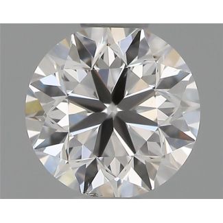 0.50 Carat Round F SI1 GD EX GIA Natural Diamond