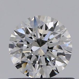 0.53 Carat Round F VS1 EX GIA Natural Diamond