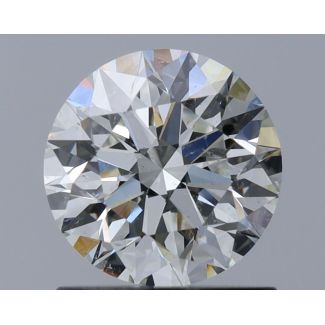 1.0 Carat Round H SI2 EX GIA Natural Diamond