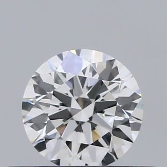 0.31 Carat Round D VVS1 EX GIA Natural Diamond