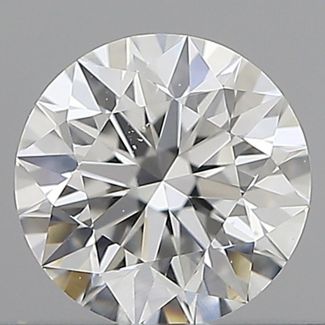 0.44 Carat Round E VS2 EX GIA Natural Diamond