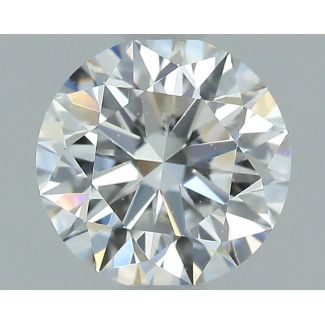 0.56 Carat Round D VS2 EX GIA Natural Diamond