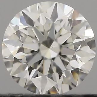 0.50 Carat Round H VVS2 VG EX IGI Natural Diamond