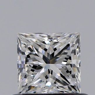 0.50 Carat Princess F VS1 - VG GIA Natural Diamond