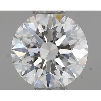 0.50 Carat Round G VVS2 EX GIA Natural Diamond