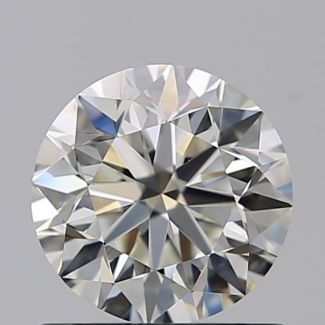 0.81 Carat Round H VVS1 VG EX GIA Natural Diamond