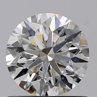 0.70 Carat Round I VS1 EX GIA Natural Diamond