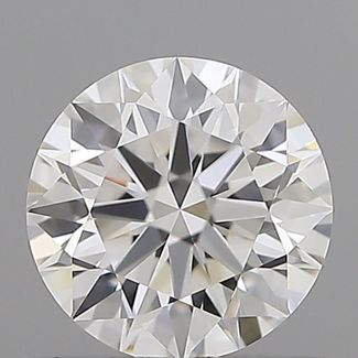 0.54 Carat Round D VVS2 EX GIA Natural Diamond