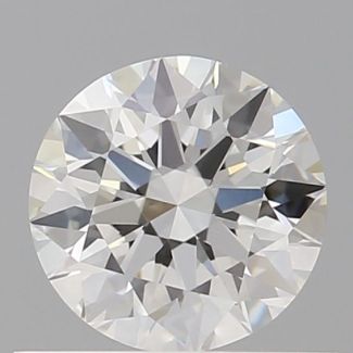 0.61 Carat Round G VVS1 EX VG GIA Natural Diamond