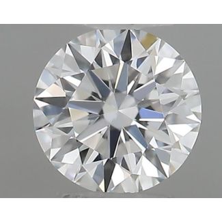 0.21 Carat Round E VVS2 EX GIA Natural Diamond