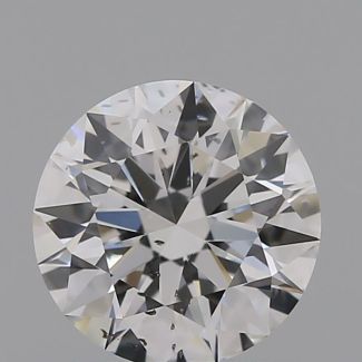 0.71 Carat Round E SI2 EX GIA Natural Diamond