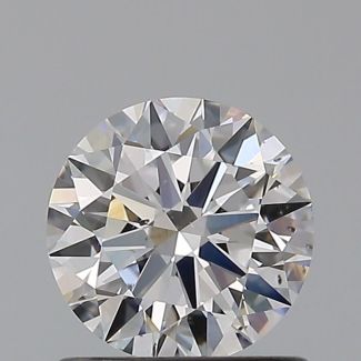 0.8 Carat Round E SI1 EX GIA Natural Diamond