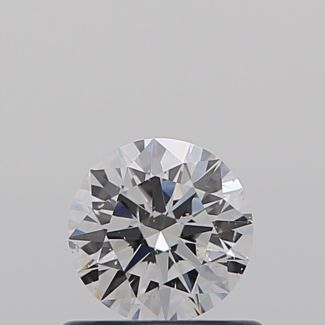 0.51 Carat Round D SI1 EX GIA Natural Diamond