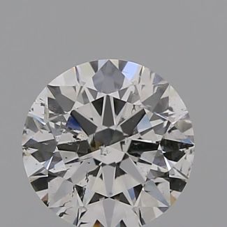 0.34 Carat Round F SI2 EX GIA Natural Diamond