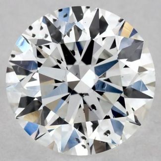 0.57 Carat Round D SI2 EX GIA Natural Diamond