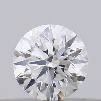 0.18 Carat Round D SI1 EX VG GIA Natural Diamond