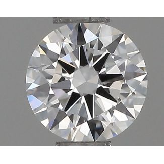 0.35 Carat Round F VVS1 EX VG GIA Natural Diamond