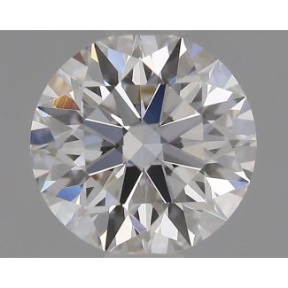 0.54 Carat Round E VS1 EX GIA Natural Diamond